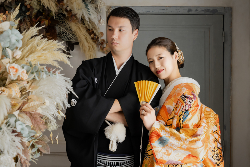 １日で楽しむ花嫁衣裳3変化♡
