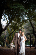 自然の中でフォトウエディング