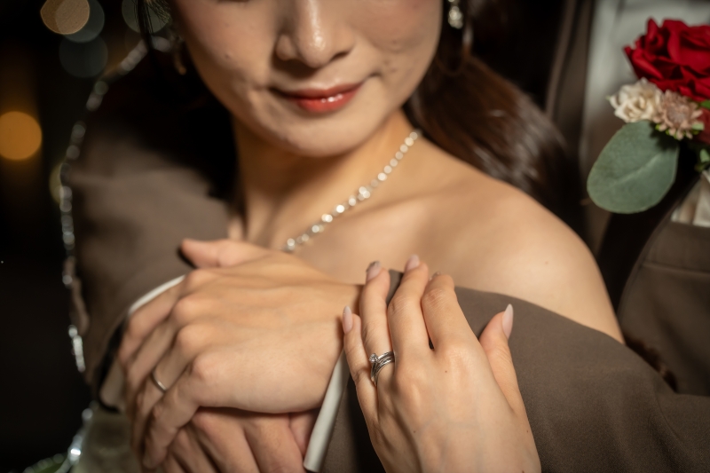 雨の日撮影の魅力、ふたりだけの特別なフォトウェディング♪