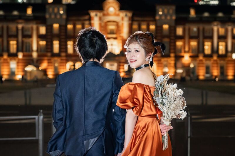 パフスリーブドレスのご紹介°˖✧カラードレス編✧˖°