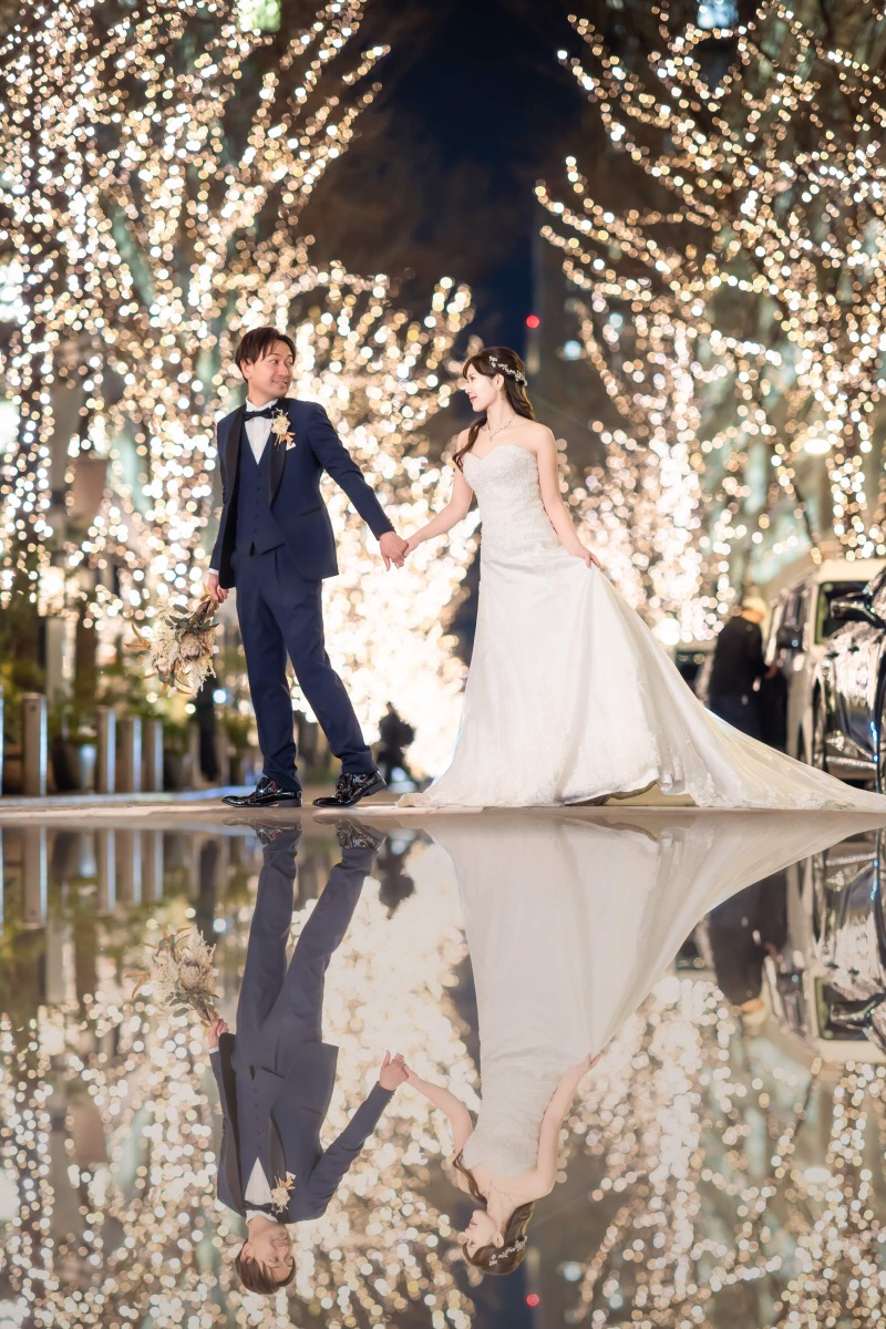 鏡のように映り込む世界★リフレクション加工で特別な1枚に