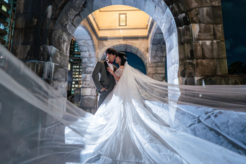 【東京駅ナイト前撮り】- 和田倉門・東京タワー・お支度シーンまで -