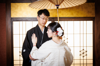 白無垢と色打掛【掛け替え】でどちらも楽しめる♥