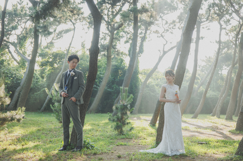 海と空に包まれて♡城ヶ島で叶える洋装前撮り-自然体で可憐に残す、大切な一日-