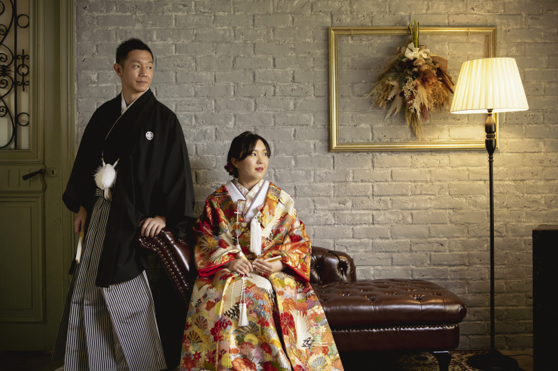 大人かっこよく！洋装スタジオ撮影。