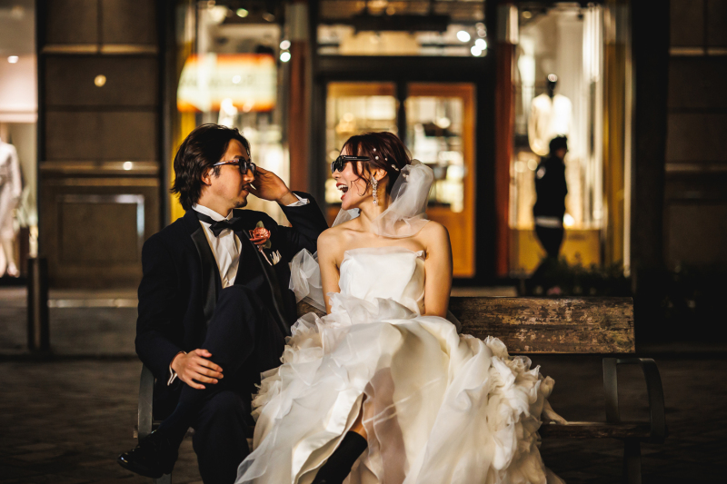 結婚式のプロフィールムービーに使える前撮り写真アイデア