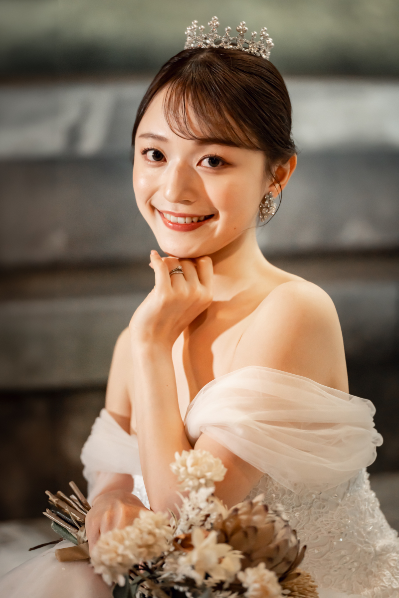 ゛クラウンが引き出す美しさ゛花嫁コーデ♥
