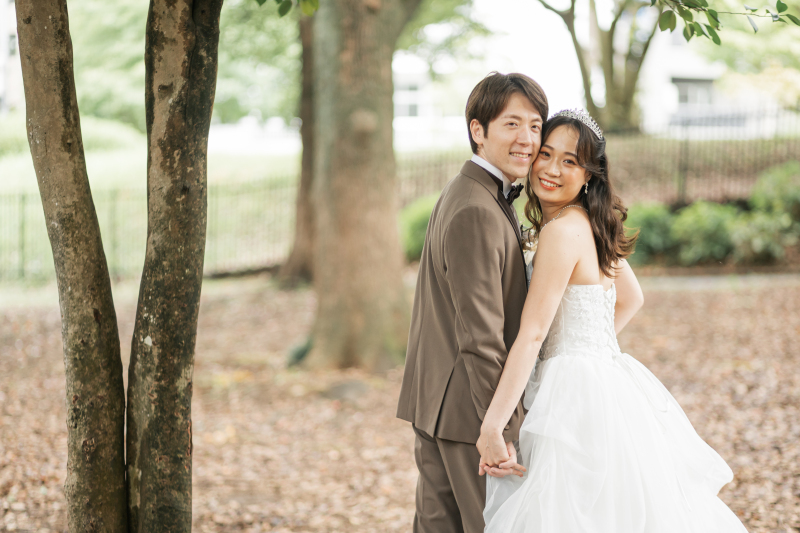 代々木公園で叶える、ふわりと光をまとう花嫁スタイル♥