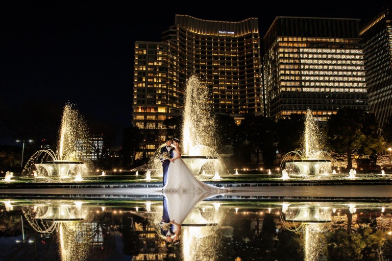 鏡のように映り込む世界★リフレクション加工で特別な1枚に