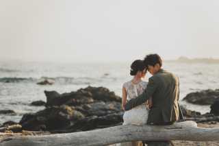 海と空に包まれて♡城ヶ島で叶える洋装前撮り-自然体で可憐に残す、大切な一日-