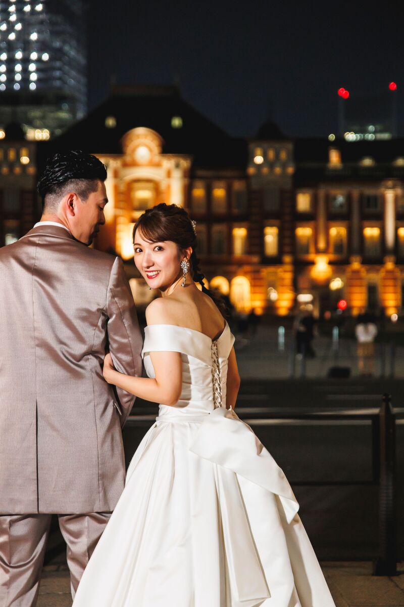 タイプの違うAラインドレスのご紹介✿