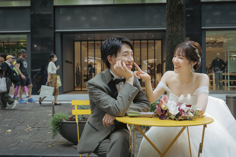 1日で叶う日本橋大人ウェディング×丸の内カジュアルウェディングフォト