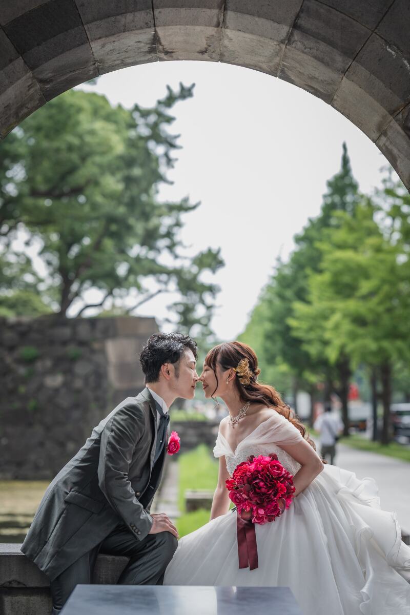 和田倉門で叶える★歴史と都会が交わるフォトウェディング