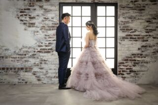 ボリュームたっぷりなカラードレス3選☆彡