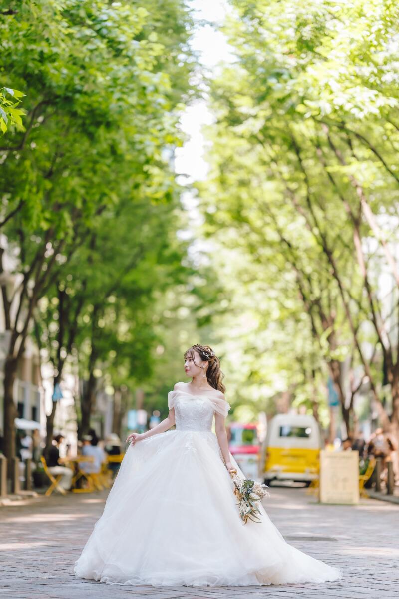 丸の内中通りで叶える★洗練された都会のフォトウェディング