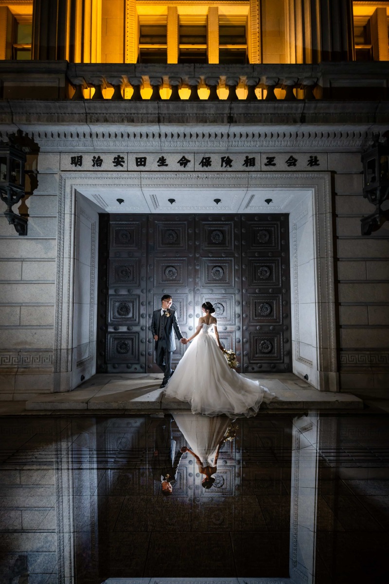 鏡のように映り込む世界★リフレクション加工で特別な1枚に