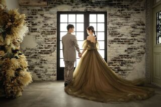 パフスリーブドレスのご紹介°˖✧カラードレス編✧˖°