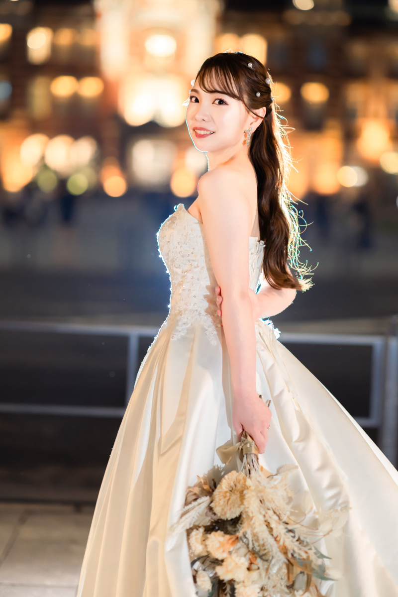 艶めくサテンドレス・:*光をまとう上品スタイル.:+