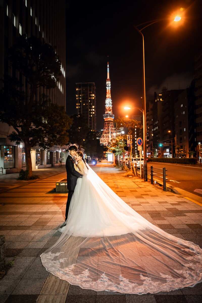 東京タワーと夜景で残す、とっておきのロマンティック撮影