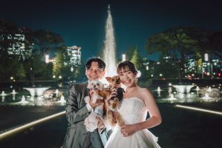 愛犬と一緒に♡東京駅周辺でフォトウェディング