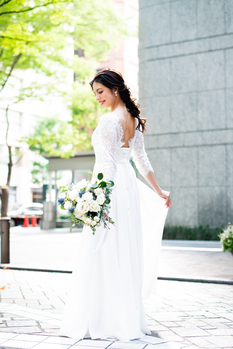 花嫁さんが主役のワンショット!