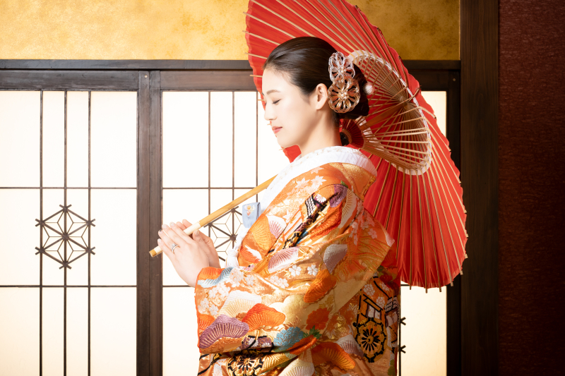 １日で楽しむ花嫁衣裳3変化♡