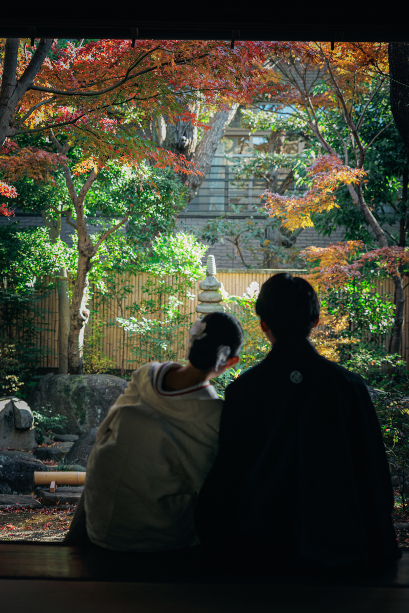 歴史ある邸宅で【安田楠雄邸前撮り】白無垢&色打掛の和装2着プラン・前編