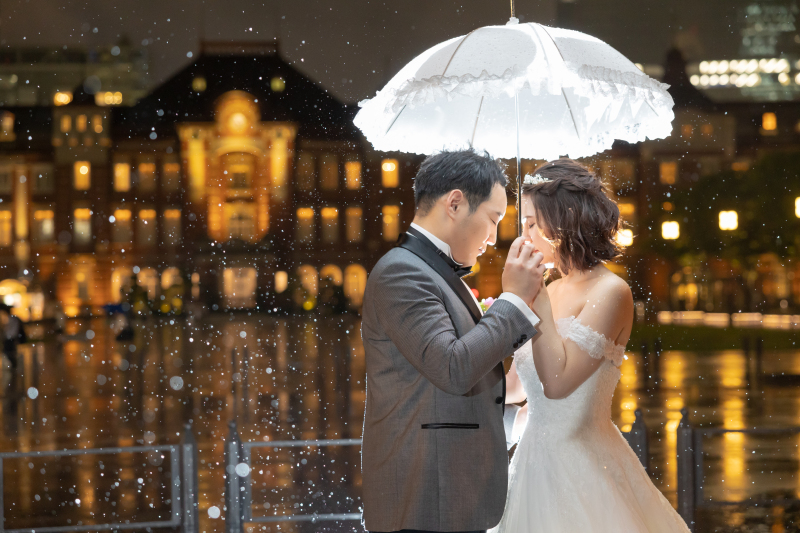 【二人に幸運をもたらす】雨の日