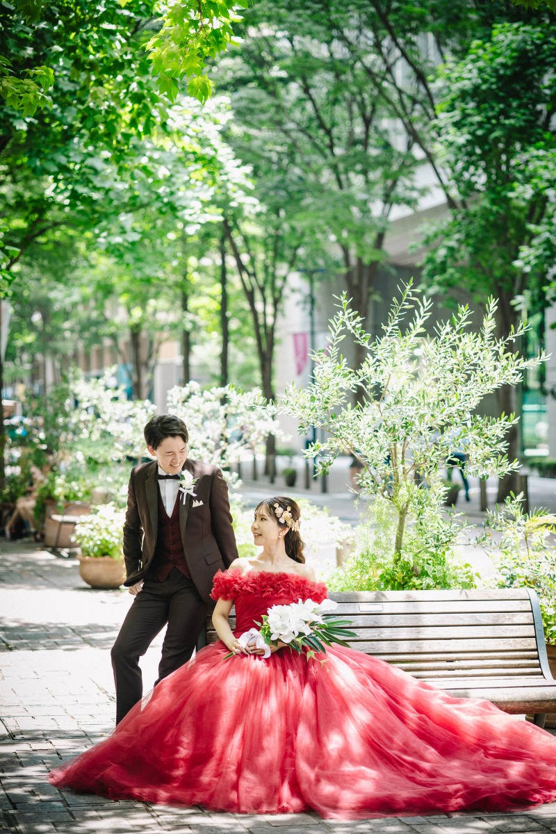 丸の内中通りで叶える★洗練された都会のフォトウェディング