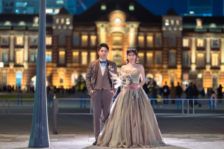 スモーキーなカラードレス&hearts;