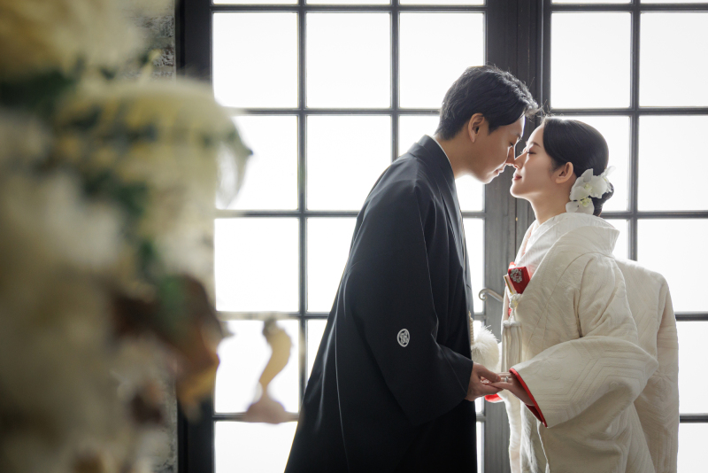 歴史ある邸宅で【安田楠雄邸前撮り】白無垢&色打掛の和装2着プラン・後編