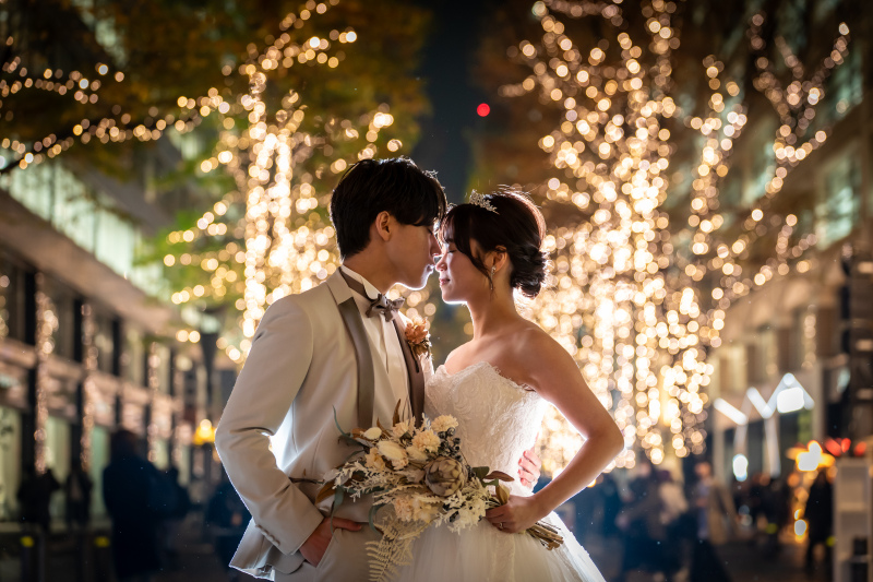 同系色で魅せるふたりの世界観･:*