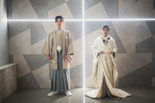 共生地で和装撮影