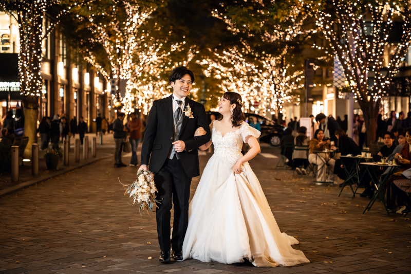 パフスリーブ×チュールドレスで叶える大人フェミニンな1着♥