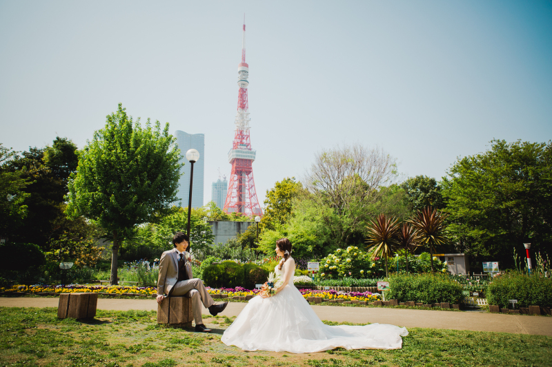 晴れた日の芝公園♪