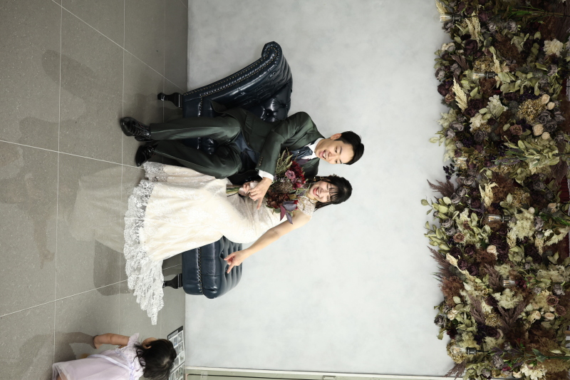 子供と一緒に残すウェディングフォト