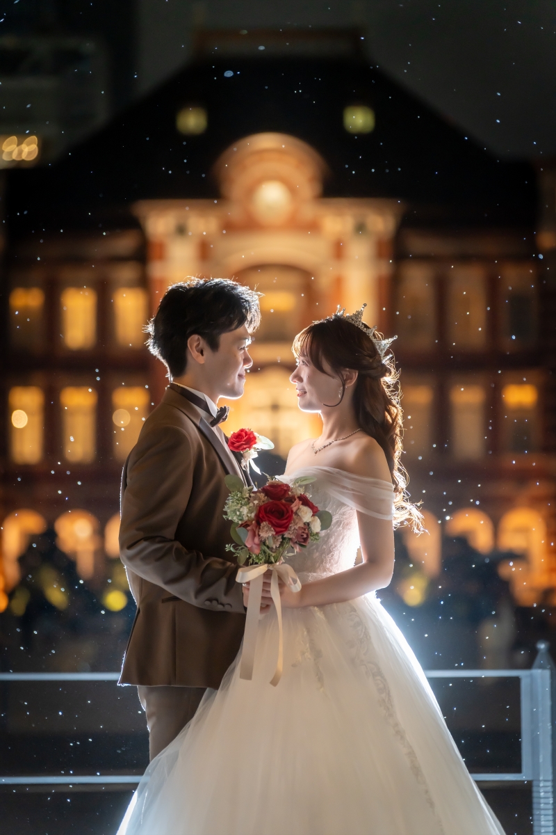 雨の日撮影の魅力、ふたりだけの特別なフォトウェディング♪