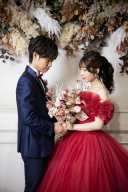 おしゃれ花嫁様必見！！黒のベロアリボン♡