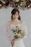 ロングパフスリーブで自分らしいコーディネートに✿