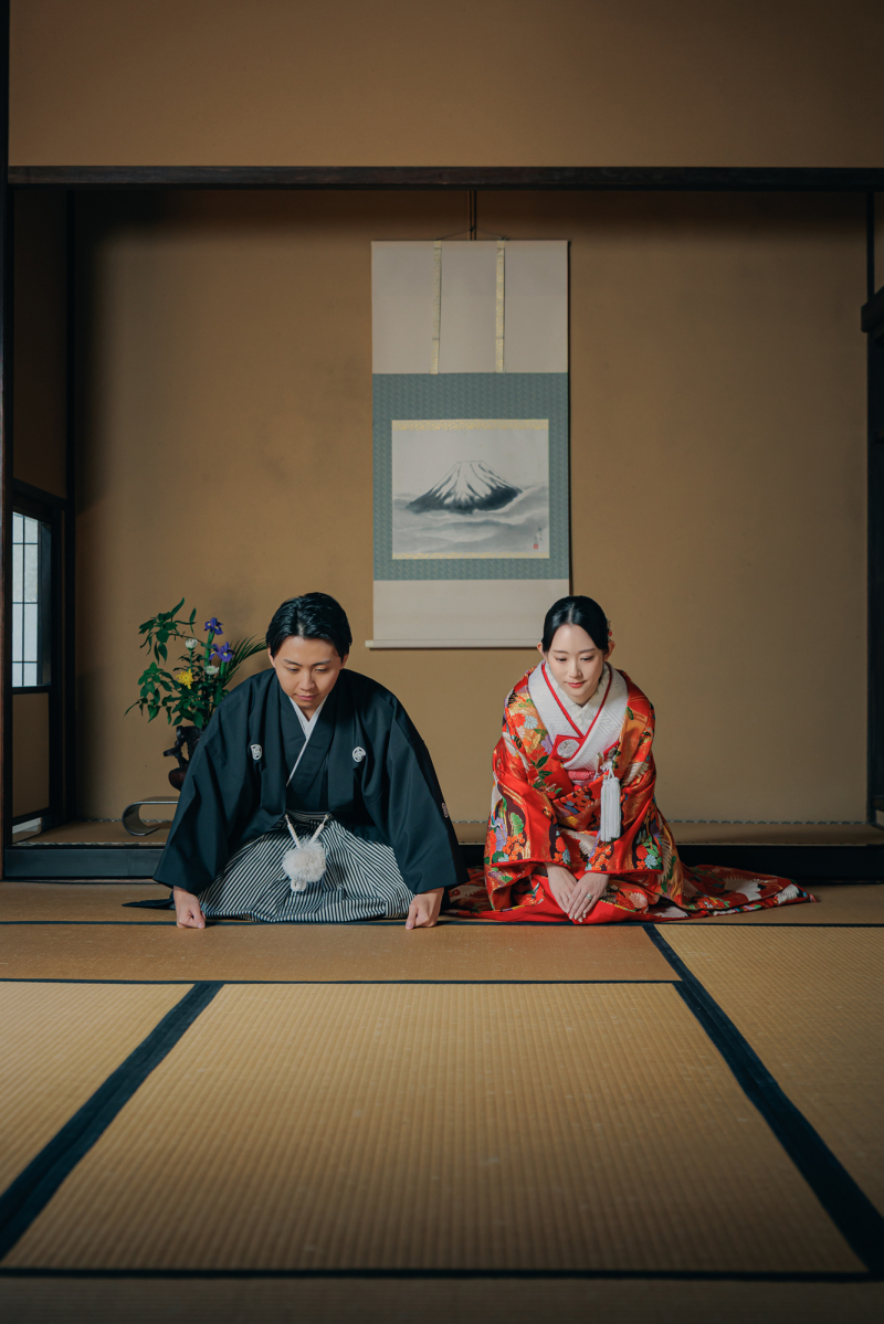 歴史ある邸宅で【安田楠雄邸前撮り】白無垢&色打掛の和装2着プラン・後編