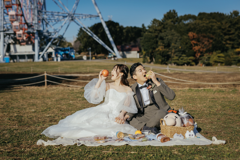持ち込みアイテムでお2人らしいフォトウェディングに
