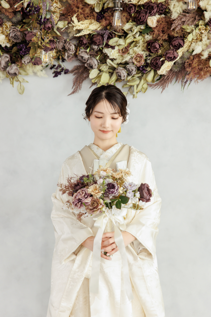 ウェディングドレスから和装まで♪花嫁ソロショット