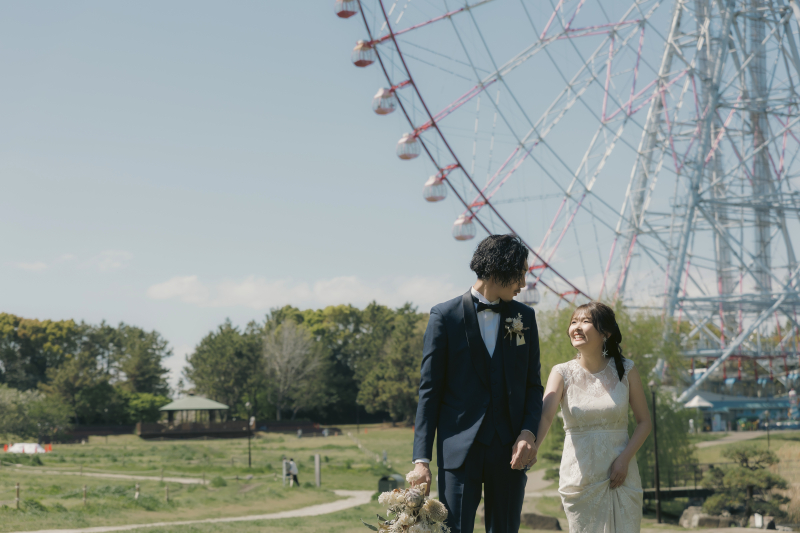 自然に包まれるフォトウェディング - 葛西臨海公園＆スタジオ -