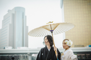 和装ロケーション撮影♫浅草で桜と撮影♡