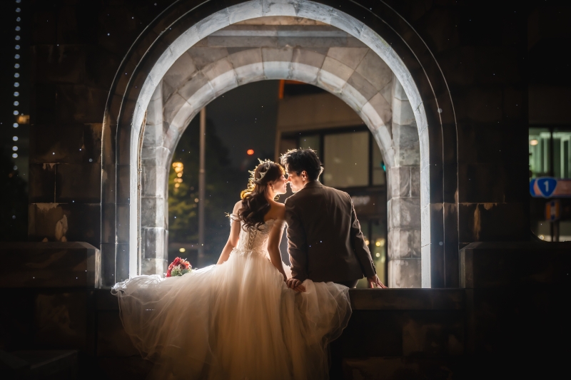 雨の日撮影の魅力、ふたりだけの特別なフォトウェディング♪