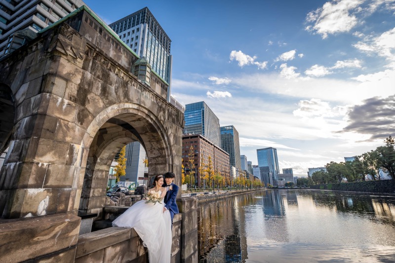 和田倉門で叶える★歴史と都会が交わるフォトウェディング