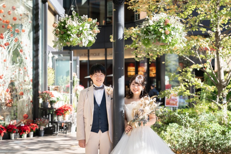 丸の内中通りで叶える★洗練された都会のフォトウェディング