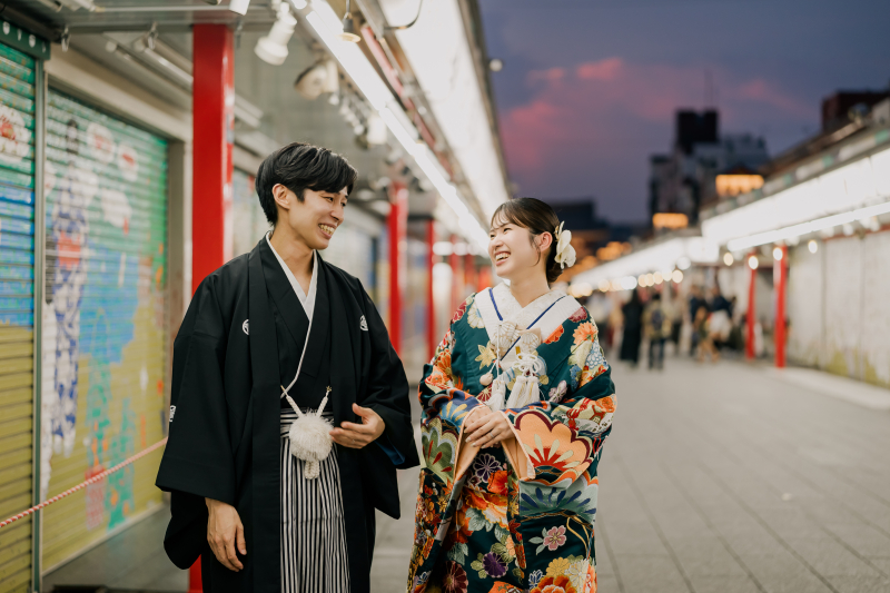 浅草の街ロケ!フォトウェディング