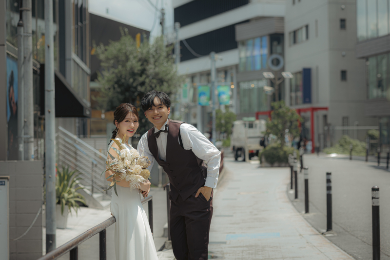 散歩するように楽しむ街フォトウェディング♪