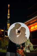 紅葉と浅草の街並みを楽しむ♡秋のウェディングフォト